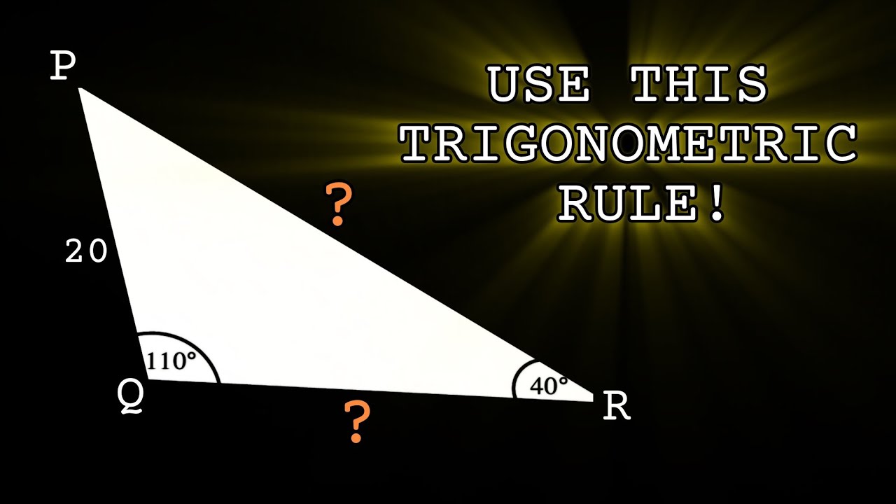 THE SINE RULE - YouTube