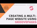 Creating a multi-page website using GroovePages