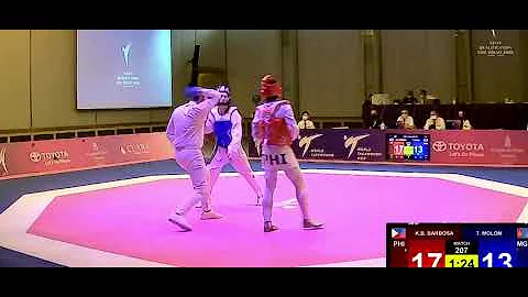 Kurt Bryan Barbosa(PHI) Vs T. Molom(MGL) -58 Kg ||...