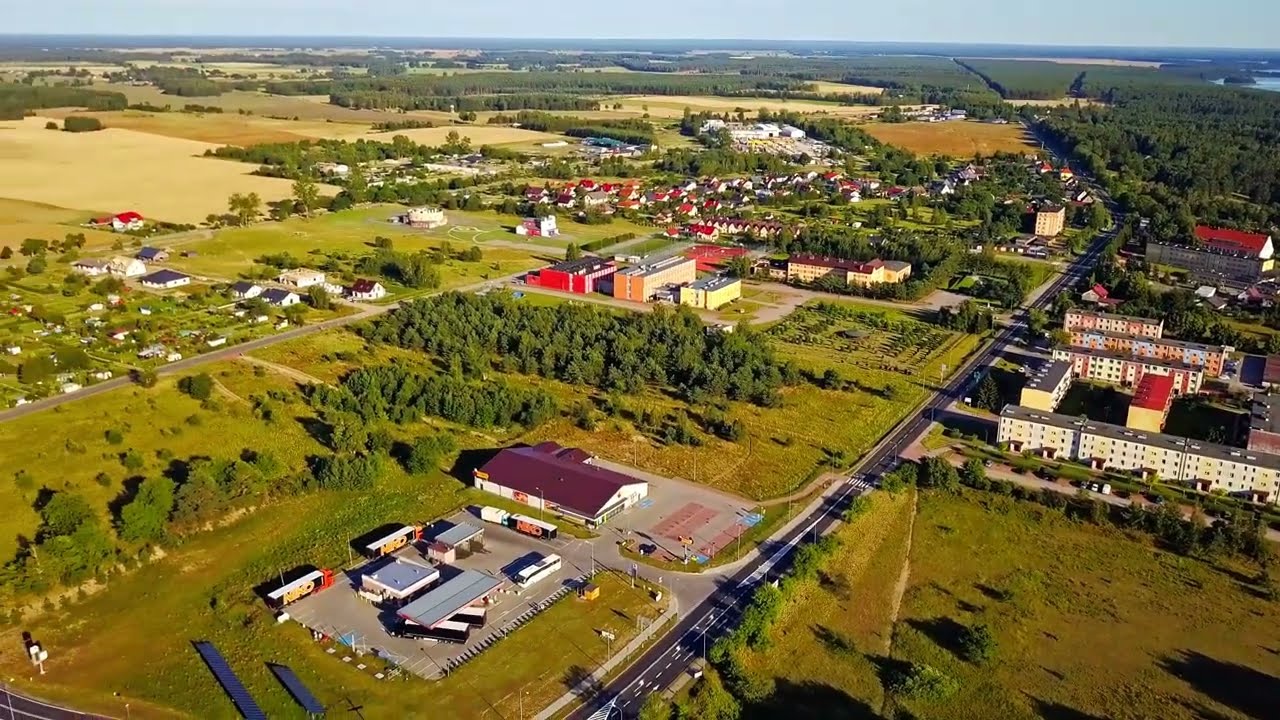 Biały Bór z drona 4K