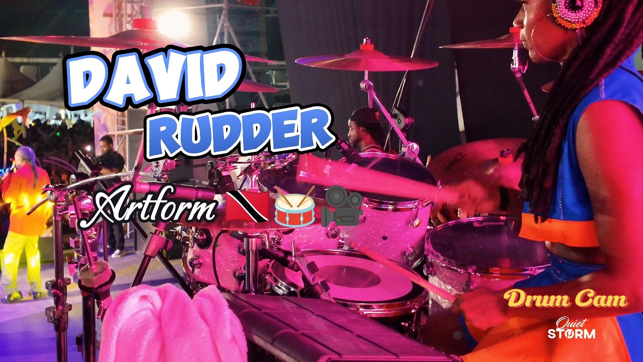 David Rudder at Artform. Quiet Storm Drum Cam 🥁.HIGH MAS