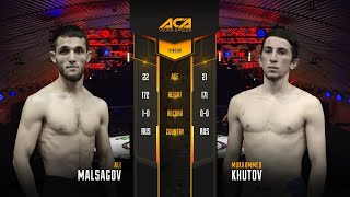 Али Мальсагов vs. Мухамед Хутов | Ali Malsagov vs. Mukhamed Khutov | ACA YE 25