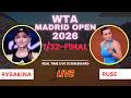 Elena Rybakina vs Elena Gabriela Ruse : 1/32-Finals : WTA Madrid Open 2026 : Live Score