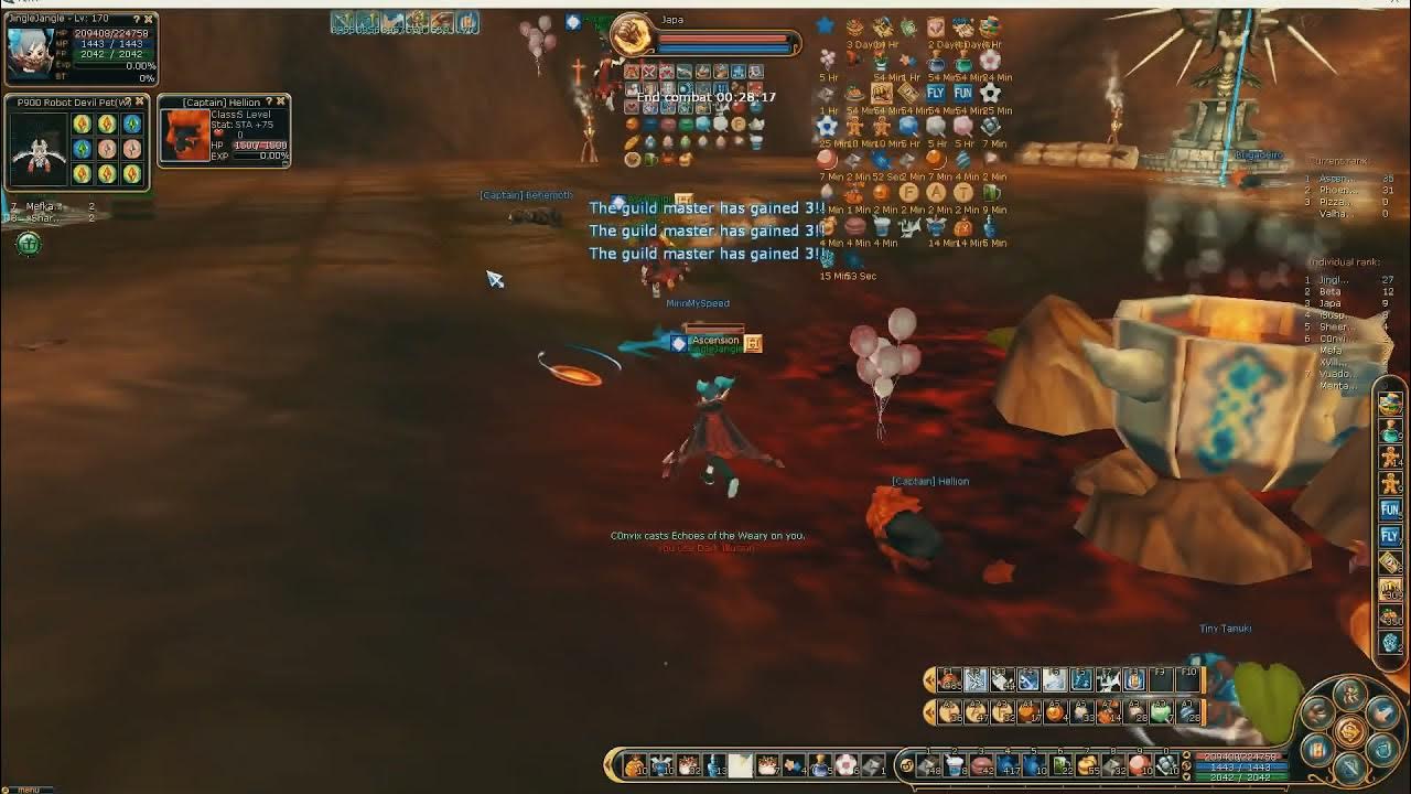 Flyff GUILD SIEGE Crackshooter POV 03 04 2021 {Mocomochi Pserver} Fly ...
