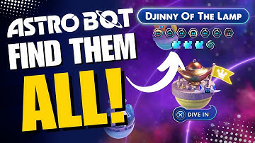 🤖 Find All Collectibles! - Astro Bot Djinny of the Lamp 100% Guide