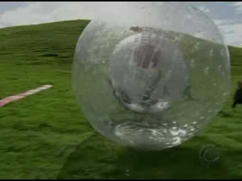 Zorbing in New Zealand