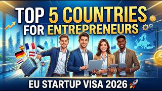 5 EU Startup Visa Countries in 2026 🇪🇺 (Easy Residency for Entrepreneurs)