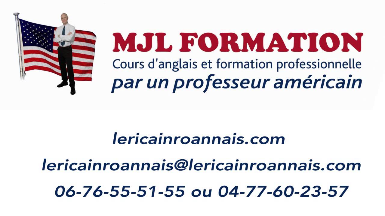 Cours d'anglais Roanne - Formateur, professeur et auteur américain - en face à face ou à distance