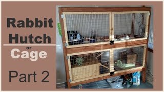 In this two part video I will show you how I built a rabbit hutch / cage. The whole thing took me about 4 weeks to construct. It was a 