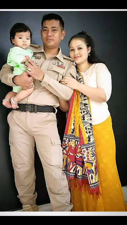 Manipur actress family ❤ #manipurisong #sanatalloi #actor #chandningthou #love