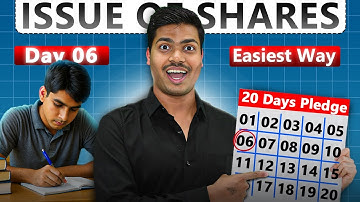 ISSUE OF SHARES | DAY 06 | 20 DAYS PLEDGE | FORFEITURE AND REISSUE OF SHARES | CLASS 12 ACCOUNTANCY