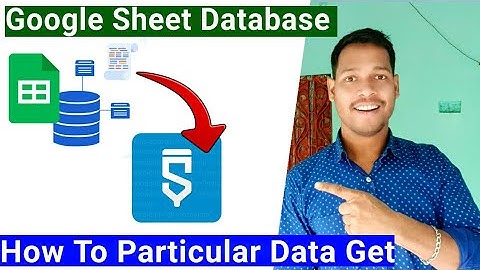 Google sheet database particular data get is how in sketchware pro #AndroidAppdeveloper#sketchware