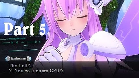 Hyperdimension Neptunia MK2 Platinum Walkthrough Part 5 (Virtua Forest Depths)