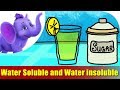 Water Soluble and Water Insoluble | Songs on Learning Science | 4K | Appu Series