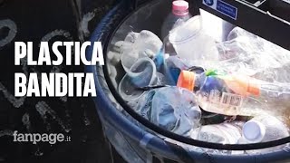 Il lungomare di Napoli diventa senza plastica, ma l'ordinanza è un mezzo flop