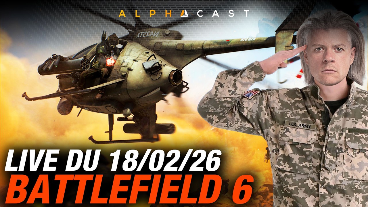 VOD ► RETOUR EN HÉLICO SUR BF6 AVEC LEGUMEN ET M4F ! - Live du 18/02/2026