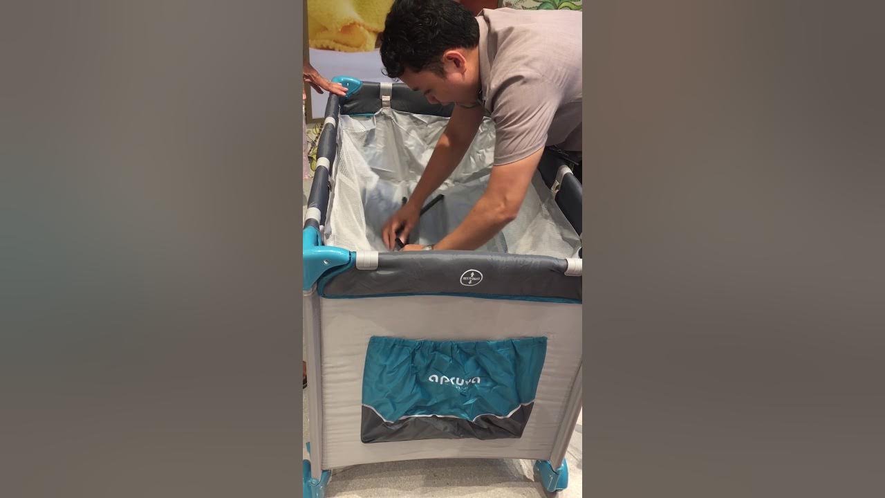 How to Unfold/Assemble an Apruva Playpen/Crib YouTube