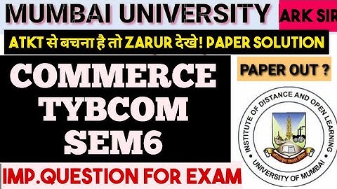 COMMERCE Tybcom sem6 HRM Atkt| Exam2025 | Time Table Exam |Mumbai University Exam 2025 sem5|Ark sir