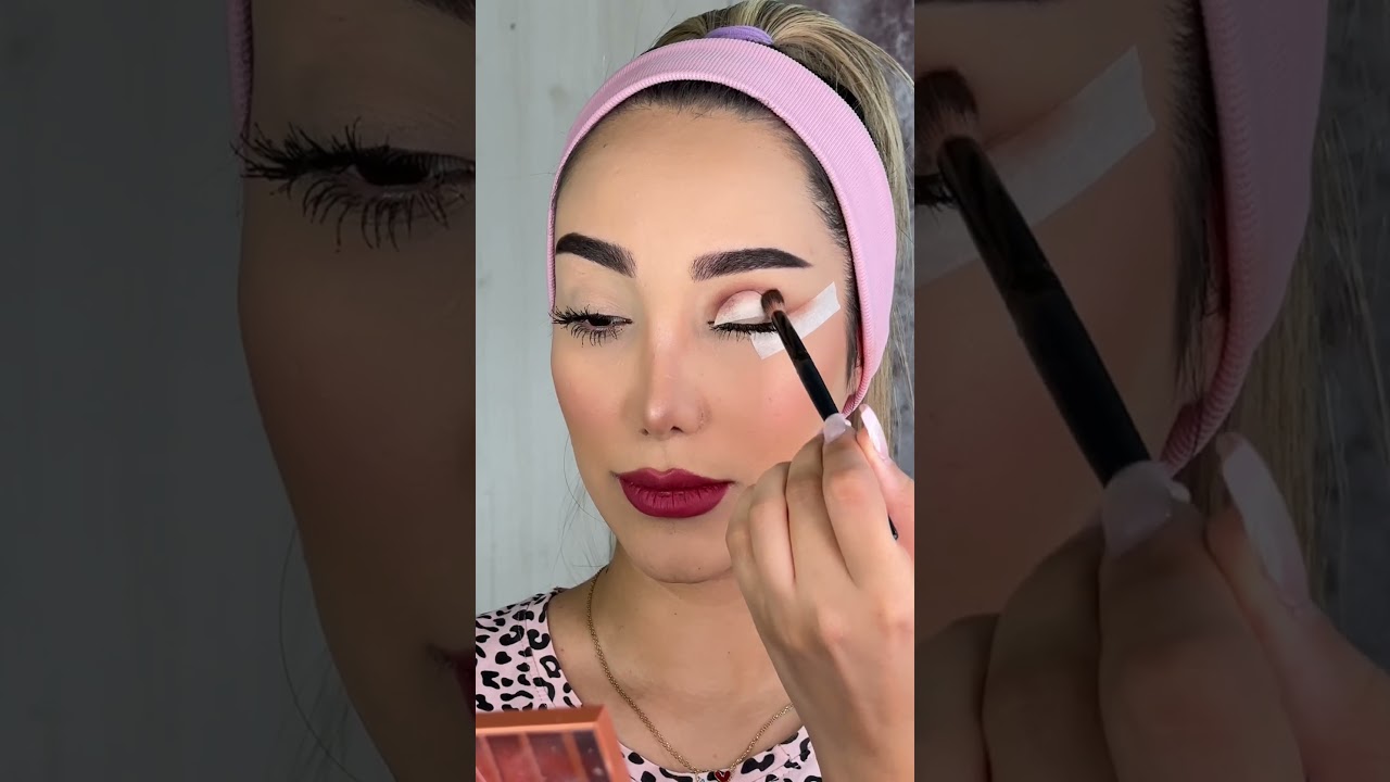 The VIRAL Tape Eyeshadow Hack! ✨ Pro Makeup Trick You NEED to Try!