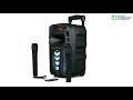 Автономна акустична система BIG130TRANSFORMER USB / MP3 / FM / BT / TWS + 2pcs VHF mic