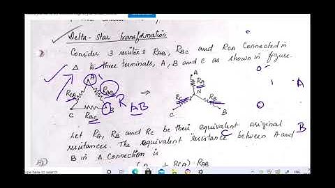 BE8255 / Unit1/ Delta  - Star Transformation
