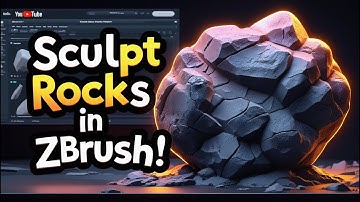 Sculpting Game-Ready Stones in ZBrush – Step-by-Step Tutorial