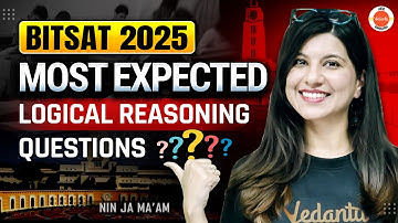 BITSAT 2025 Most Expected Logical Reasoning Questions | V JEE English | Namrata Ma’am