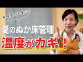 【重要】夏のぬか床管理は温度がカギ!外出の多い方は必見!
