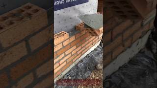 Bricklaying Trick Pro #Bricklaying #ConstructionHack #MasonryTrick #BuildingSkills #BrickWall