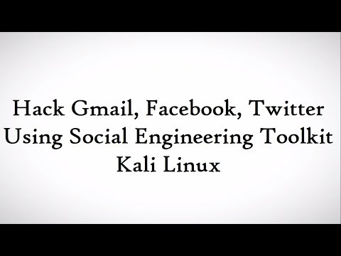 SETTOOL : cloning a login page using  Social-Engineer Toolkit  #tutorial