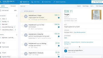 How to Un-Approve an Expense