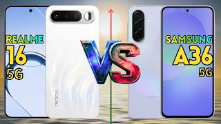 Realme 16 Vs Samsung Galaxy A36 5G Phone Specs Comparison