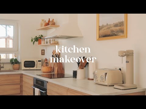 Kitchen Makeover | Upgrade Ikea kitchen to a cozy bright space + DIY home cafe
