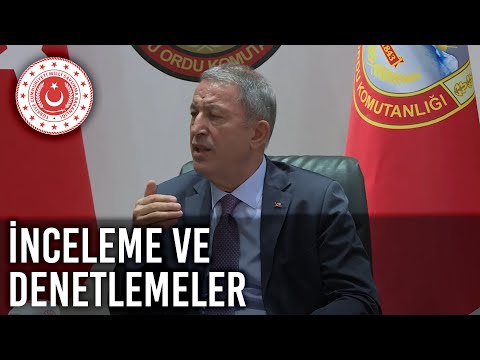 Bakan Akar Erzincan’daki Birliklerde İnceleme ve Denetlemelerde Bulundu