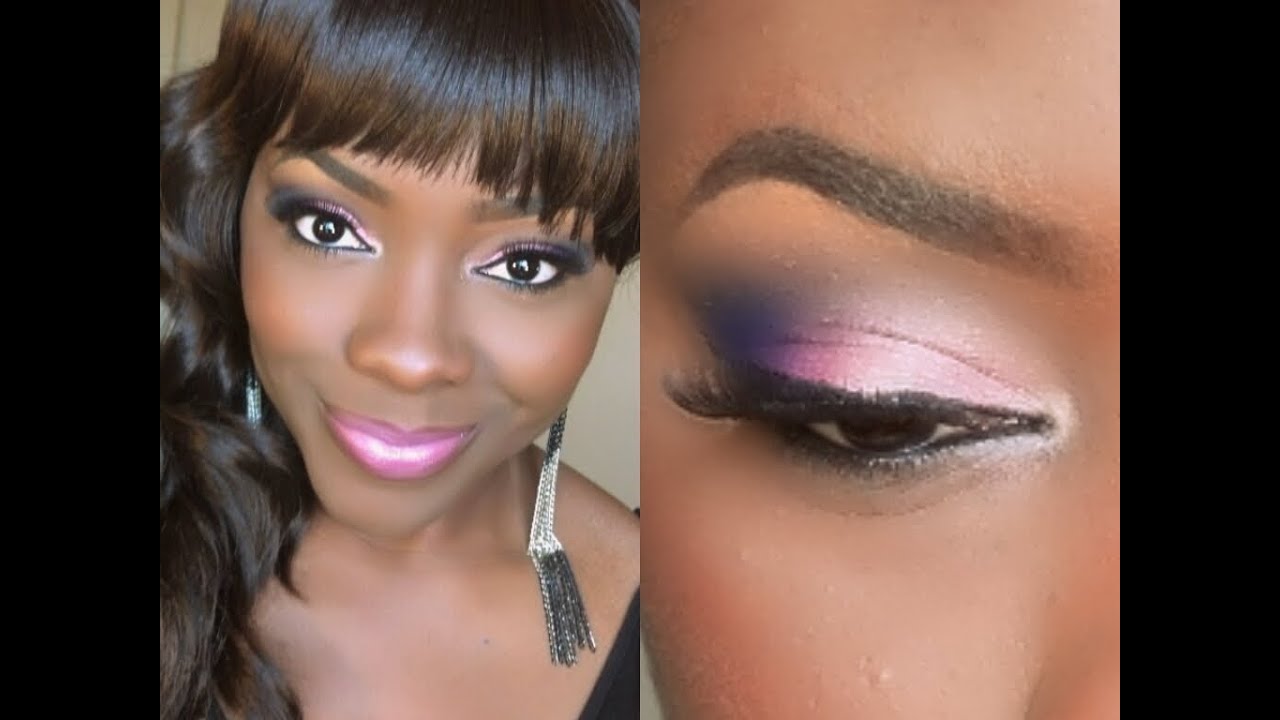 FULL FACE TUTORIAL: Pink and purple summer look