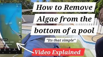 Algae Removal Explained - How We Vacuum Algae out of our Swimming Pools