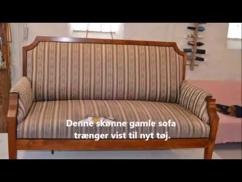 gammel sofa -