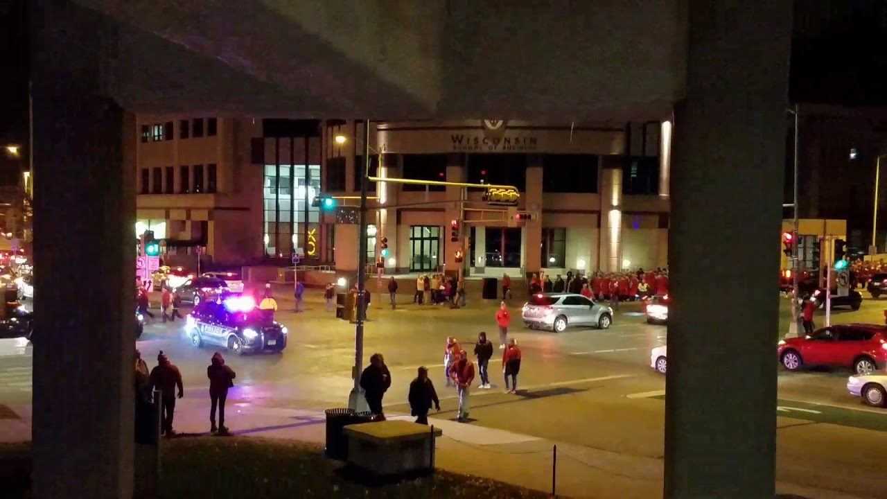 uw-band-marching-to-humanities-building-youtube