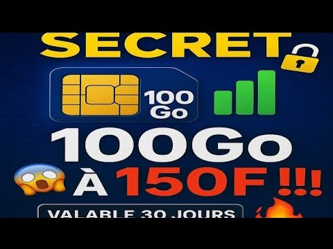 Comment avoir 500g à 200f valable pour 30j | Comment avoir de l'internet gratuitement