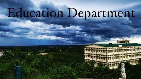 Department tour 💜 ~ Education Department || Assam University ||