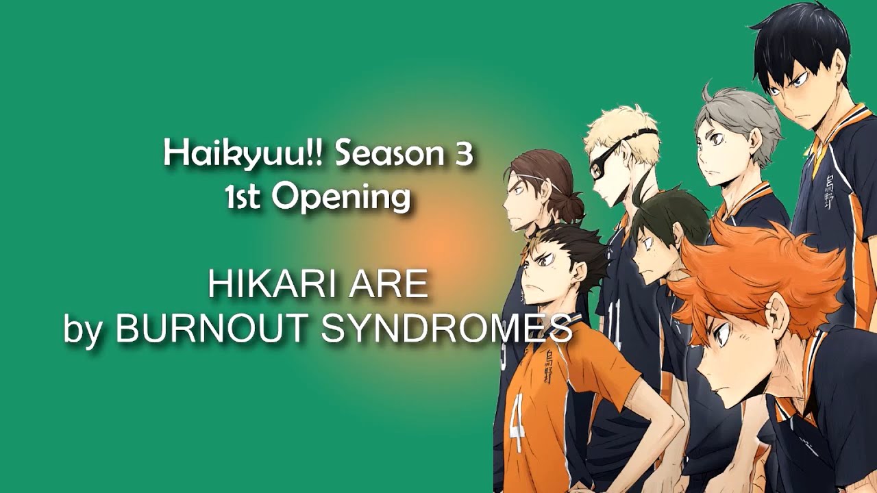 Haikyuu 3° Temporada, Episódio 04, Recorte, Música Young gril A. #hai