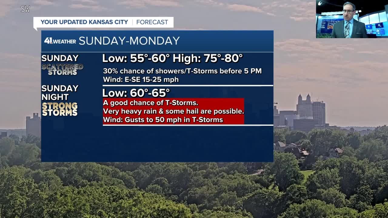 KSHB 41 Weather Blog | Update on Severe Threats Sunday-Monday - YouTube