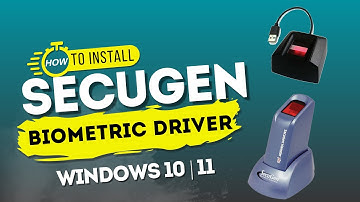 How To Install Secugen Biometric Device In Windows 10 | Secugen Biometric Device Installation on PC
