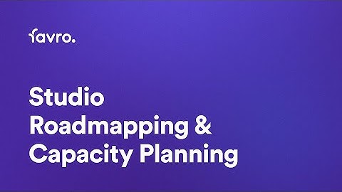 Game Publisher/Studio Roadmapping & Capacity Planning Launch event