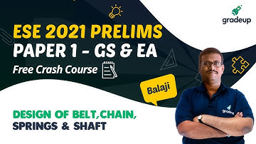 #ESE2021 Design, Drawing & Importance of Safety| Design of Various Mechanical Parts | By Balaji Sir