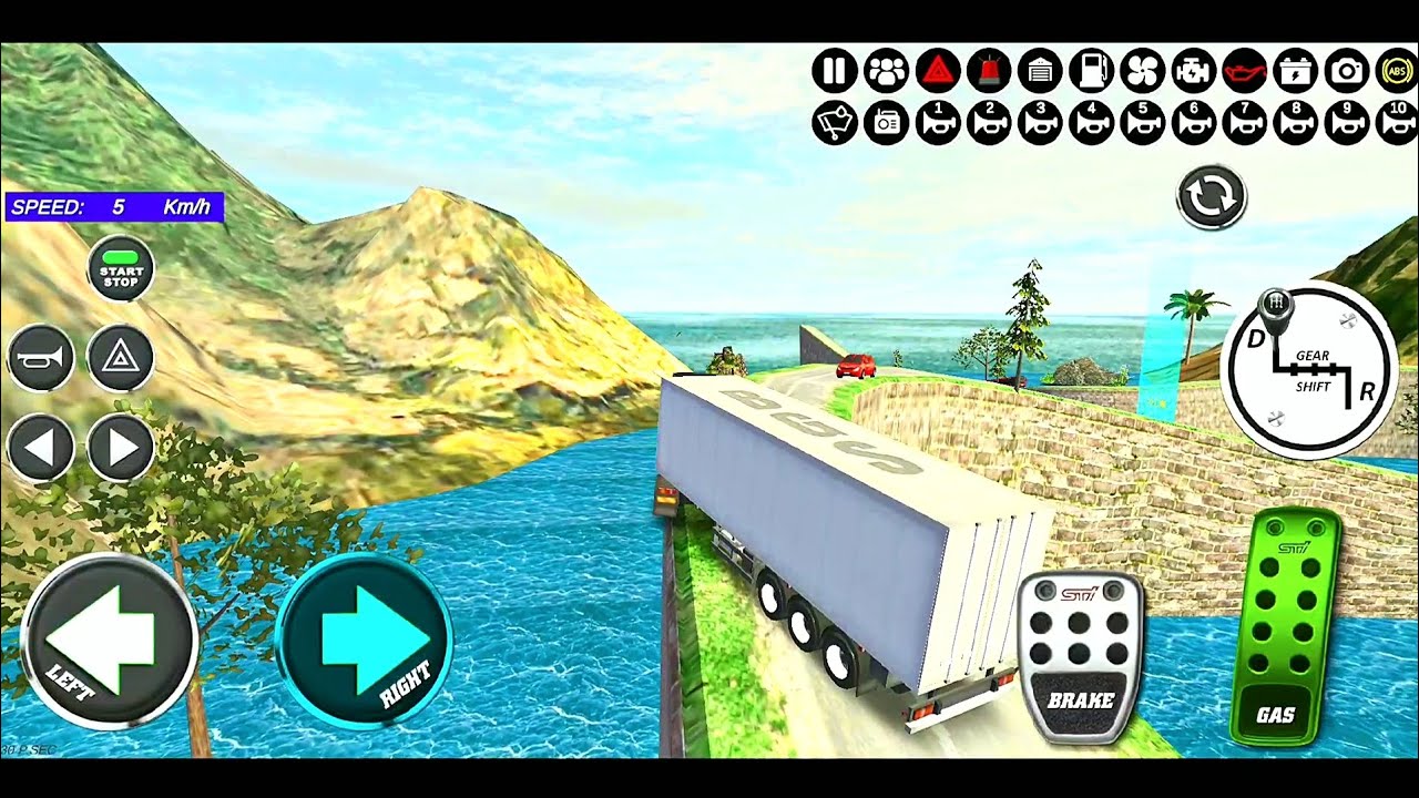 Truck Driving on Hills simulator 3d android Games hills Drinking 