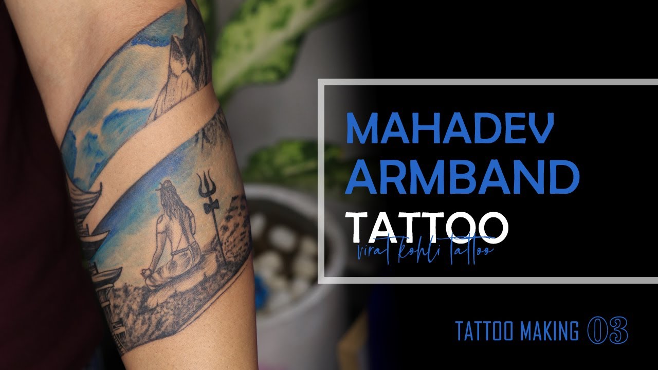 Shiva Arm Band Tattoo  Virat Kohli tattoo  YouTube