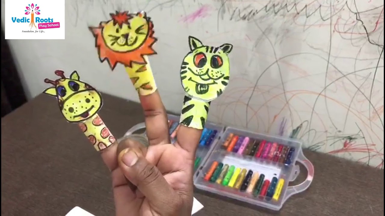 Storytelling by finger puppets - पपेट बनाना सीखें - YouTube