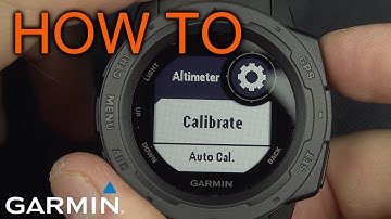 How to Calibrate Garmin Instinct Altimeter