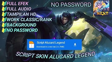 Script Skin Alucard Legend Obsidian Blade Terbaru Full Effect Dan Full Audio No Pw